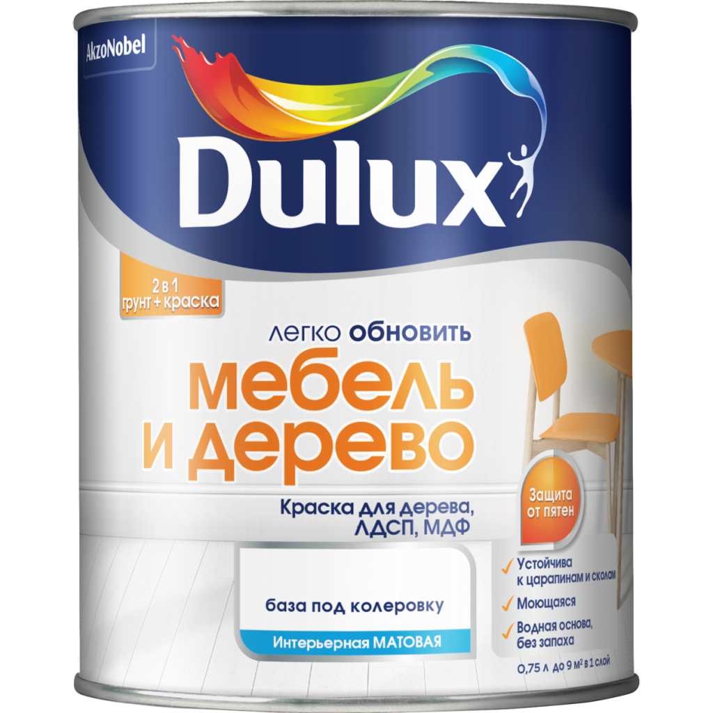 Dulux Мебель и Дерево матовая 0,75л