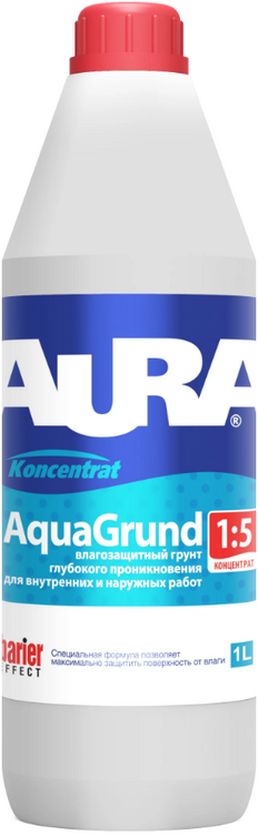 Грунтовка AURA Aqua Grund 1:5 1л