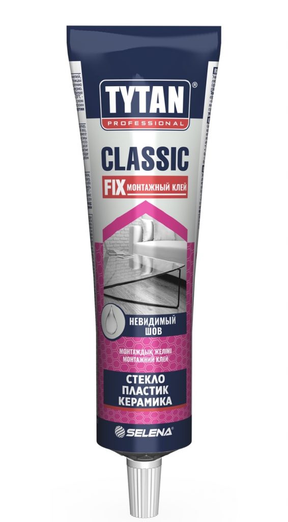 TYTAN Classic FIX монтажный клей прозрачный, 100мл