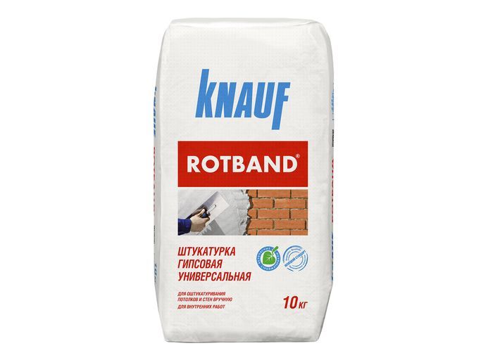 Rotband 10кг штукатурка гипсовая KNAUF