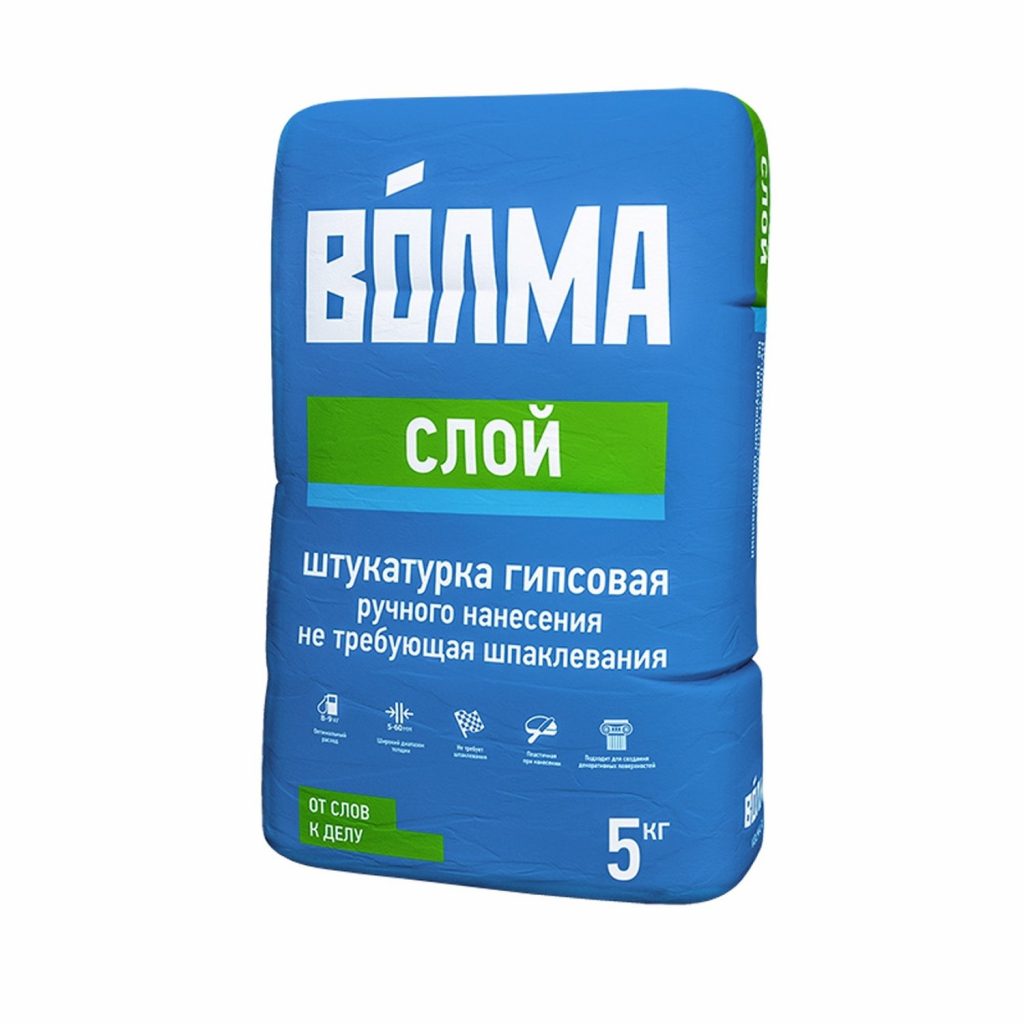 Волма Слой 5кг штукатурка гипсовая