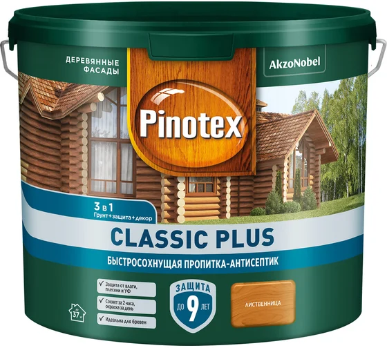 Pinotex Classic Plus 2,5л Лиственница