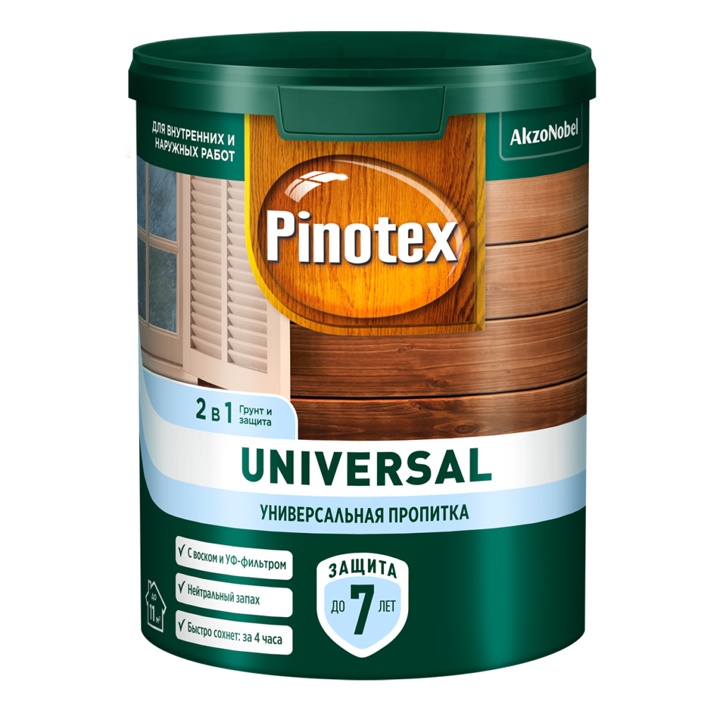 Pinotex Universal 9л Скандинавский Серый