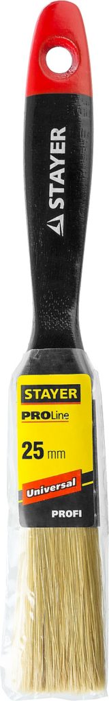 Кисть STAYER Universal 25мм натуральная щетина все виды ЛКМ Professional