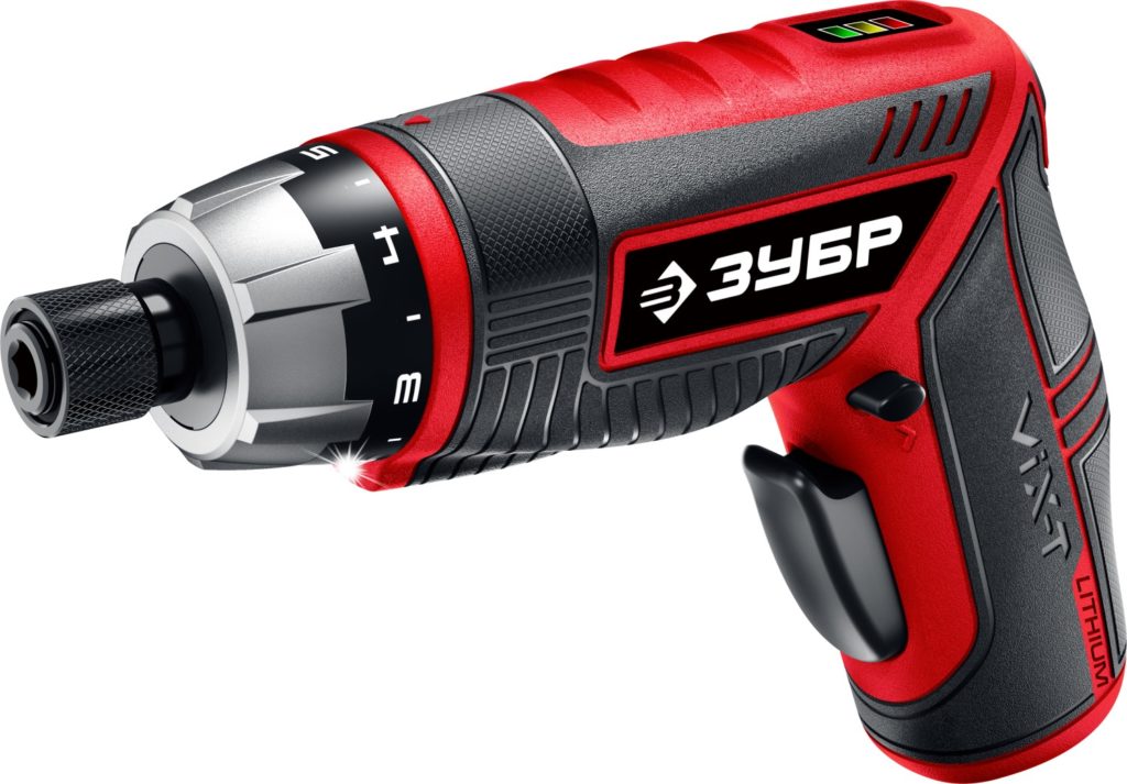 ЗУБР ViX-T 3.6В аккумуляторная отвертка-трансформер, кейс, 10 бит