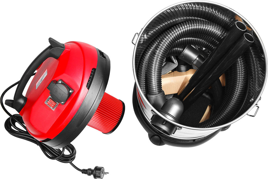 ЗУБР М3 30л 1400Вт строительный пылесос